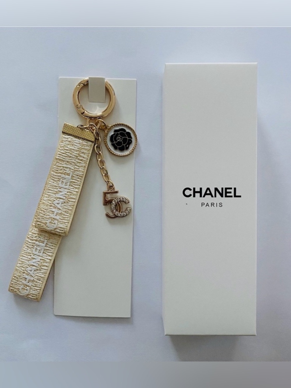 GWP Chanel Beaute Gold Bag Charms
